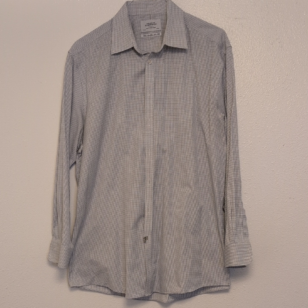 Charles Tyrwhitt Gray Casual Button Down Shirt